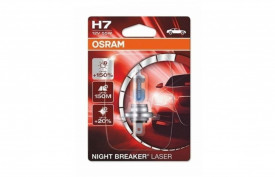 Bec Auto H7 OSRAM Night Breaker Laser Next Generation Halogen +150% 64210NL-01B 12V 55W - Img 4