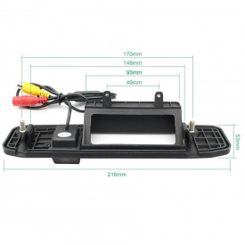 Camera marsarier HD, unghi 170 grade, cu StarLight Night Vision pentru Mercedes A-Class, GLA, GLC, GLE, ML W166, Vito Viano W447 - Img 4