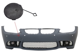 Capac Carlig Bara Fata compatibil cu BMW Seria 3 E90 E91 2004-2011 E92 E93 M3 (2006-2009) M3 Design - Img 1