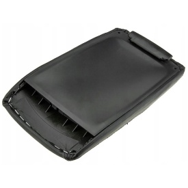 Capac cotiera compatibil cu Audi A6 C6 2004-2011, culoare negru, piele ecologica - Img 2