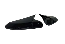 Capace oglinda compatibile cu Honda Civic FE 2022-> Negru lucios BATMAN style - Img 3