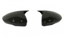 Capace oglinda compatibile cu SKODA SUPERB II 2008-2015 Negru lucios Batman Style - Img 3