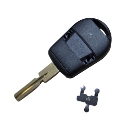 Carcasa cheie clasica 2 butoane cu LED compatibila BMW E34, E36, E38, Z3 E37 lamela HU92 - Img 2