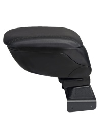 Cotiera auto neagra compatibila Skoda Fabia II 2007-2014, piele ecologica