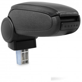 Cotiera auto Opel Astra H 2004-2010, negru, imitatie de piele - Img 2