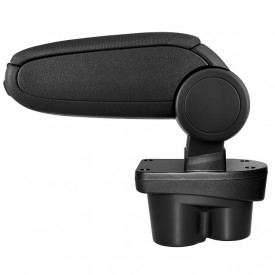 Cotiera auto Opel Corsa E 2014-2019, negru, imitatie de piele - Img 2