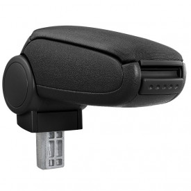 Cotiera auto Opel Corsa E 2014-2019, negru, material textil - Img 3