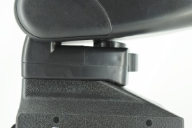 Cotiera auto universala neagra si cusatura rosie, Produs Resigilat! - Img 4