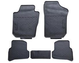 Covorase auto cauciuc compatibile cu Skoda Fabia III 2014-2021