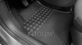 Covorase auto cauciuc Opel Astra K Lux 2015->, covorasele din spate mai mari, RIGUM - Img 2