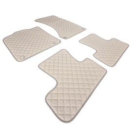 Covorase auto, mochete auto piele ecologica compatibile Audi Q5 2008-2017, culoare bej - Img 3