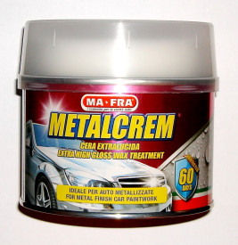 Crema extralucioasa pentru auto metalizate, 250 ml, MAFRA METAL CREM