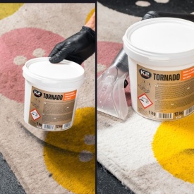 Detergent universal praf, pentru tapiterie auto, covoare, K2 TORNADO 1 kg - Img 4