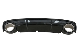 Difuzor Bara Spate compatibil cu Audi A6 C6 4F 2009-2012 RS Design Negru - Img 5