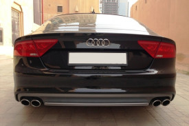 Difuzor Bara Spate compatibil cu AUDI A7 4G Non-Facelift 2010-2014 S7 Design - Img 6
