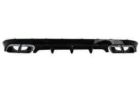 Difuzor Bara Spate compatibil cu Mercedes E-Class C238 A238 AMG Sport Line Coupe Cabrio 2016-2019 E63 Design - Img 1