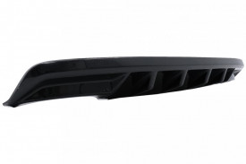 Difuzor Bara Spate compatibil cu Skoda Octavia III Sedan Combi 2013-2019 Negru Lucios - Img 2