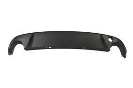 Difuzor Bara Spate compatibil cu VW Golf 6 VI Hatchback 2008-2012, GTI Design, Negru, evacuare simpla stanga dreapta pentru bara GTI