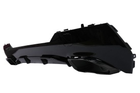 Difuzor Bara Spate cu Ornamente Evacuare Negre compatibil cu BMW 4 Series G22 G23 M Sport 2020-> M440i Design - Img 7