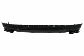 Difuzor Bara Spate Evacuare Dubla compatibil cu Audi Q7 SUV 4M Facelift 2020-> Negru - Img 3