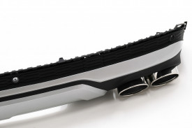 Difuzor Bara Spate Evacuare Dubla compatibil cu Audi Q7 SUV 4M Facelift 2020-> - Img 5
