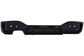 Difuzor Bara Spate Evacuare Dubla Stanga Negru Lucios compatibil cu BMW Seria 1 F20 F21 LCI 2015-2019
