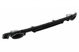 Difuzor Bara Spate Ornamente evacuare crom compatibil cu Audi A4 B9 8W Sedan Avant 2016-2018 pentru Bara S Line - Img 5