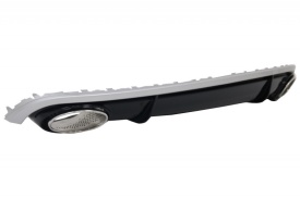 Difuzor Bara Spate si Ornamente Evacuare compatibil AUDI A7 4G 2010-2014 RS7 Design - Img 2