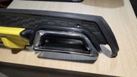 Difuzor bara spate universal , ELITE PLUS B Design, negru mat cu galben, PRODUS DETERIORAT - Img 5