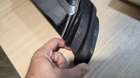 Difuzor bara spate universal , ELITE PLUS B Design, negru mat cu rosu, PRODUS DETERIORAT - Img 3