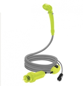 Dus portabil de camping cu pompa pentru masina, alimentare 12V