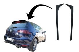 Eleron Luneta Prelungiri Laterale compatibil cu VW Golf 7 2012-2020 Piano Black - Img 1