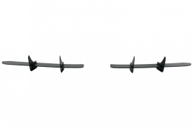Extensie Difuzor Bara Spate compatibil cu VW Golf VI 6 R20 2008-2013 Negru - Img 2