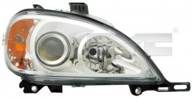 Far Dreapta H7/H7, electric, cu motor, culoare cromat compatibil MERCEDES M W163 2001-2005