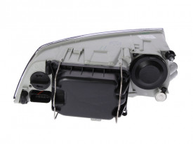 Far Stanga D1S/H1, electric, cu motor, culoare negru compatibil SKODA OCTAVIA II 2005-2008 - Img 2