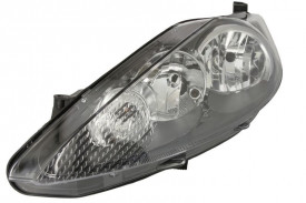 Far Stanga H1/H7, electric, cu motor, culoare negru compatibil FORD FIESTA V, FIESTA VI 2008-2012