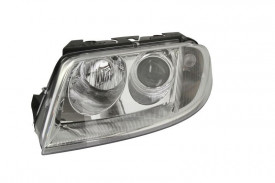 Far Stanga H7/H7, electric, fara motoras, culoare argintiu compatibil VW PASSAT B5.5 2001-2005