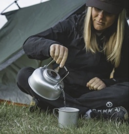 Fierbator compact din aluminiu, Easy Camp Compact Kettle 0,9L - Img 4