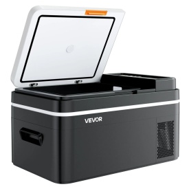 Frigider auto de 22L, voltaj operare 12V 24V DC si 100-240V AC 60W, -20C - 20 grade C pentru exterior, camping, rulote - Img 11