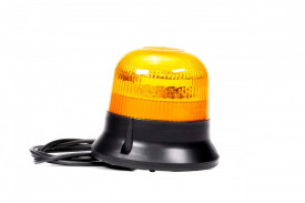 Girofar 12/24V, 9 LED-uri, prindere cu magnet, cablu cu mufa de bricheta 7.8 m, portocaliu, Fristom - Img 2