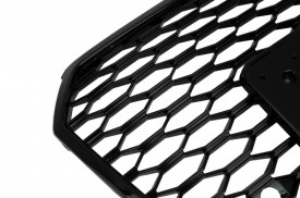 Grila Bara Fata compatibil AUDI A7 4G Facelift 2015-2017 RS7 Design Negru Lucios - Img 3