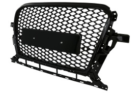 Grila Bara Fata compatibil cu Audi Q5 8R Facelift 2012-2015 Negru Lucios - Img 2