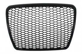 Grila Centrala compatibil cu AUDI A6 4F2 C6 (2004-2011) RS Design Negru Lucios - Img 2