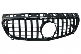 Grila Centrala compatibil cu Mercedes A-Class W176 2012-2015 GT-R Panamericana Design Negru - Img 2