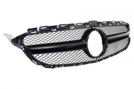 Grila Centrala compatibil cu MERCEDES Clasa C W205 S205 C205 A205 2014-2018 Negru - Img 2