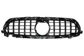 Grila Centrala compatibil cu Mercedes clasa E Facelift W213 S213 C238 A238 Sport Line 2020-> GT-R Panamericana Design Negru