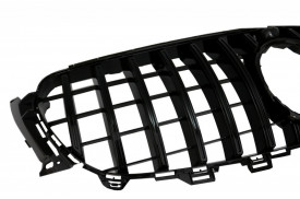 Grila Centrala compatibil cu Mercedes E-Class W213 S213 C238 2016-2019 GT-R Panamericana Design Negru - Img 4