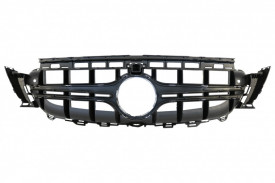 Grila Centrala compatibil cu Mercedes E-Class W213 S213 C238 A238 2016-> Crom Negru E63 Design - Img 4