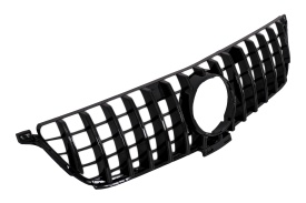 Grila Centrala compatibil cu Mercedes ML-Class W166 2012-2014 GT-R Panamericana Design Black - Img 6