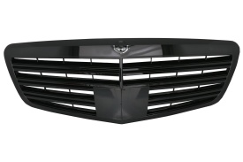 Grila Centrala compatibil cu Mercedes S-Class W221 Facelift (2010-2013) S65 Design Negru Lucios